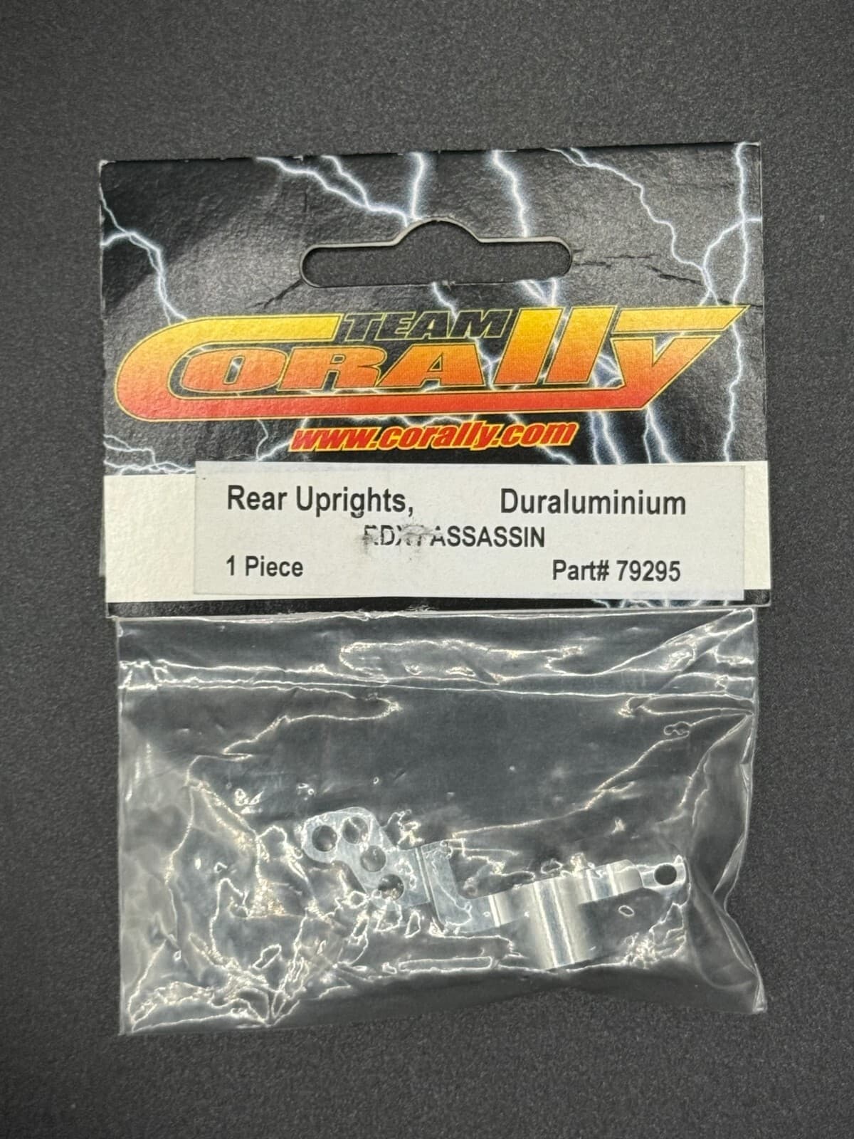 Team Corally 79295 Vintage Rear Upright (1 Pc) Duraluminium Fits RDX/Assassin - Image 1