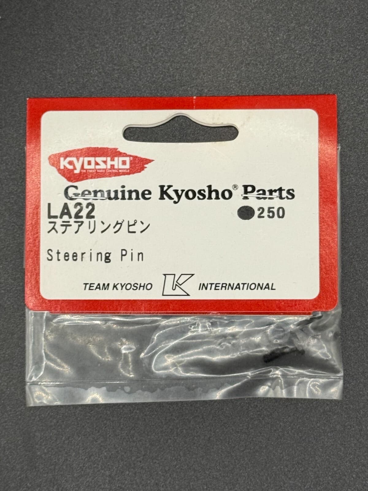 Kyosho LA22 Vintage Steering Pin Fits Lazer ZX-5 & RB5 - Image 1