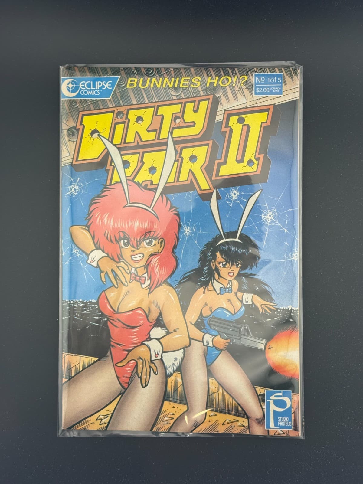 Dirty Pair II #1 of 5 Bunnies Ho!? - Released 1989 Eclipse Comics - Image 1