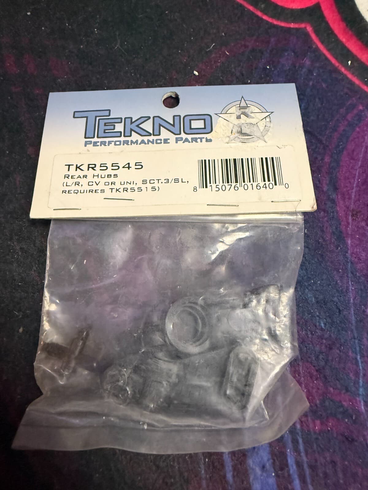 Tekno RC TKR5545 Rear Hubs L/R, CV or Uni, SCT410.3/EB48SL (Requires TKR5515) - Image 1