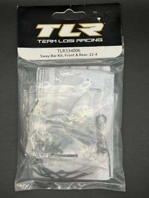 Team Losi Racing Sway Bar Kit, Front & Rear: 22-4 - TLR334006 - Image 1