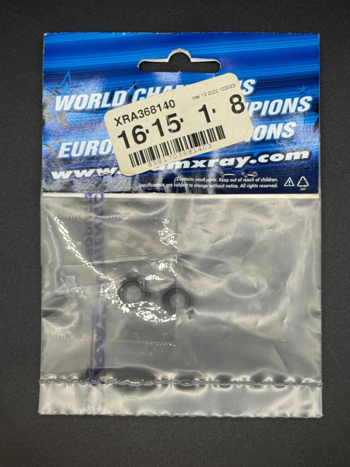XRay XRA368140 Aluminum Lower Shock Body Cap (2 Ct) - Thumbnail 2