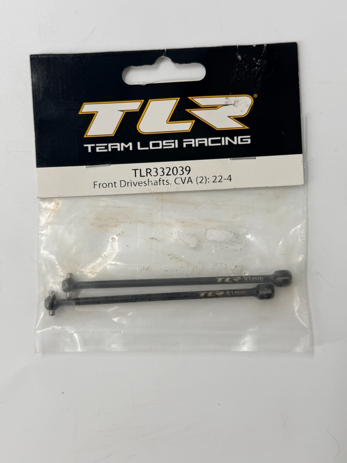 TLR TLR332039 Front CVA Driveshafts (2) 22-4 Team Losi Racing New - Image 1