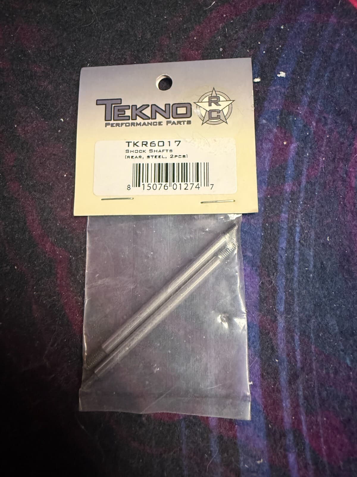 Tekno RC TKR6017 Rear Shock Shaft Set, Steel (Set of 2) - Image 1