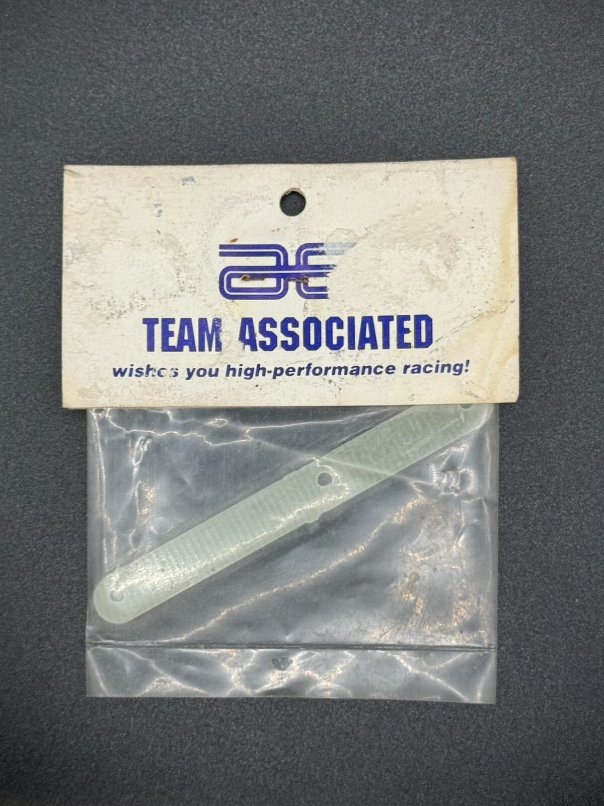 Team Associated Vintage 8203 Fiberglass Lower Brace Spacer (White) RC10L Pan Car - Thumbnail 2