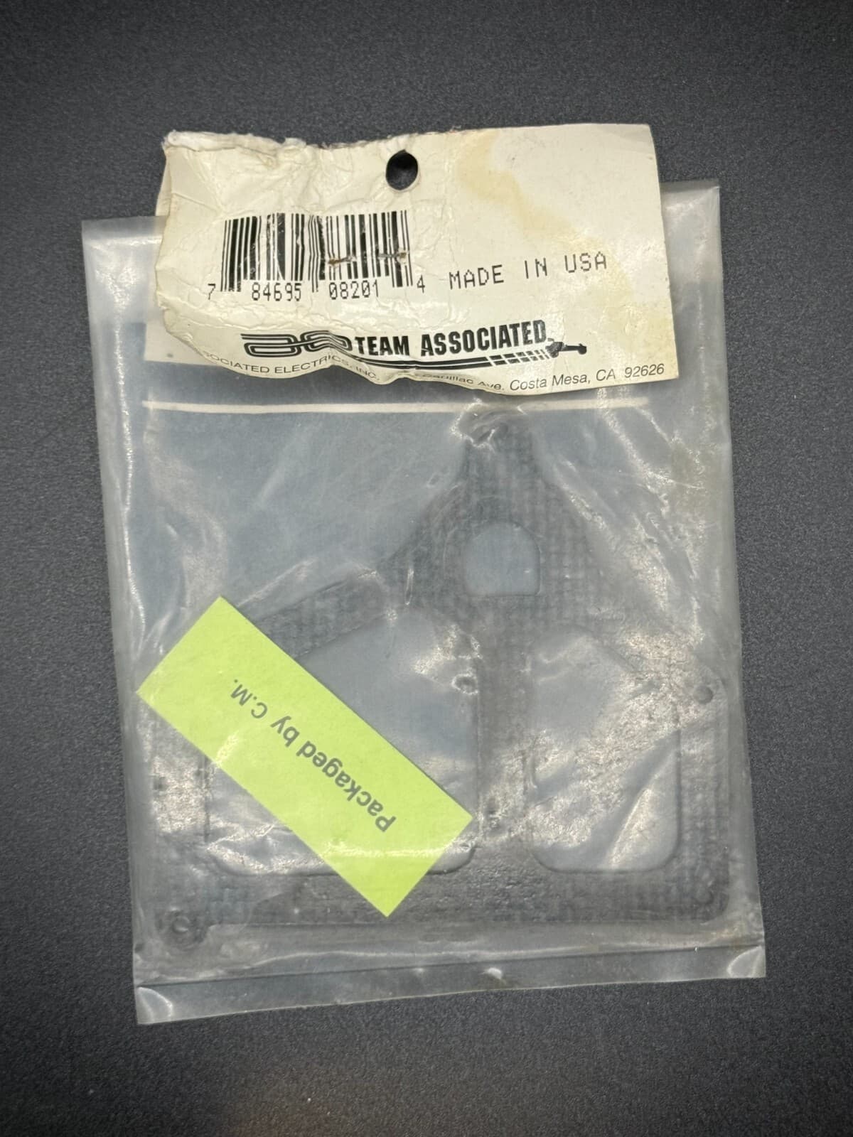 Team Associated Vintage 8201 Graphite Upper Brace RC10L Pan Car - Thumbnail 2