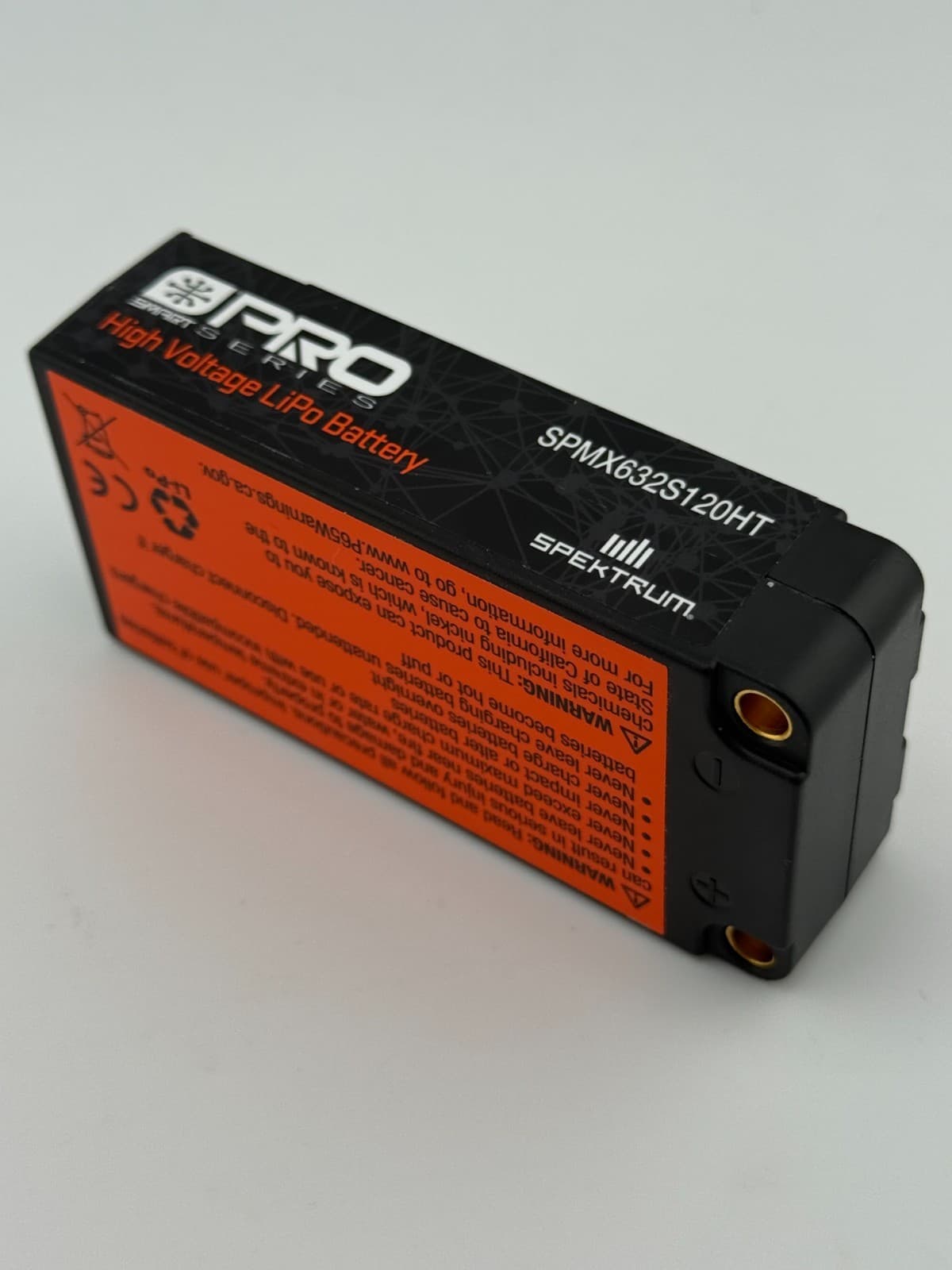 Spektrum 7.6V 6300mAh 2S 120C Smart Pro Race Shorty Hardcase LiHV Battery - Thumbnail 3