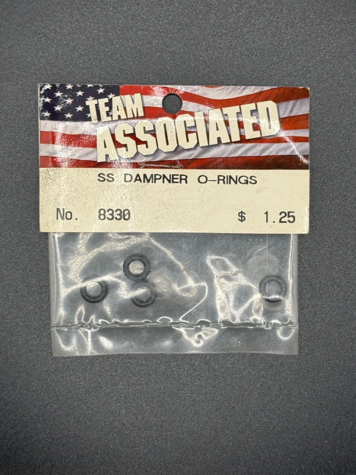 Team Associated Vintage 8330 Dampner O-Rings RC10LSS, RC10L (4 Ct) - Image 1