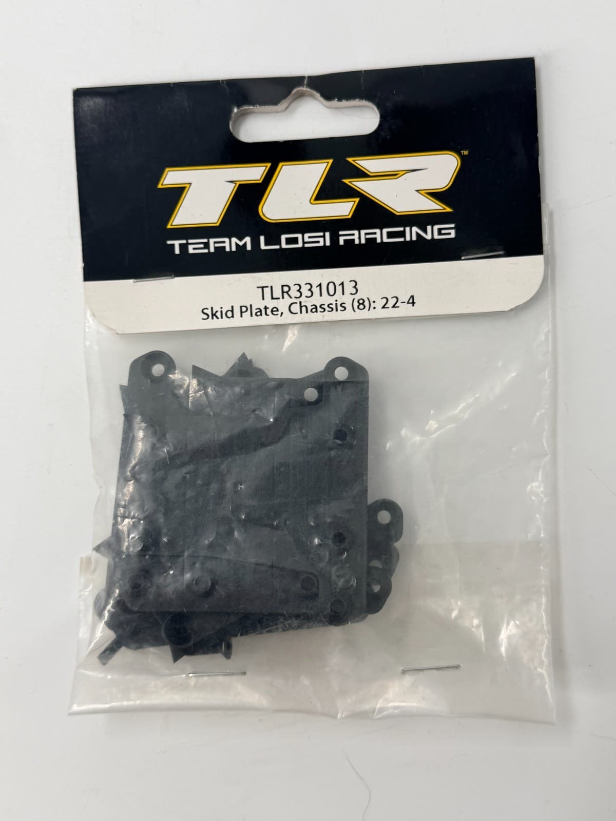 Team Losi Racing Skid Plate, Chassis (8): 22-4 - TLR331013 - Image 1