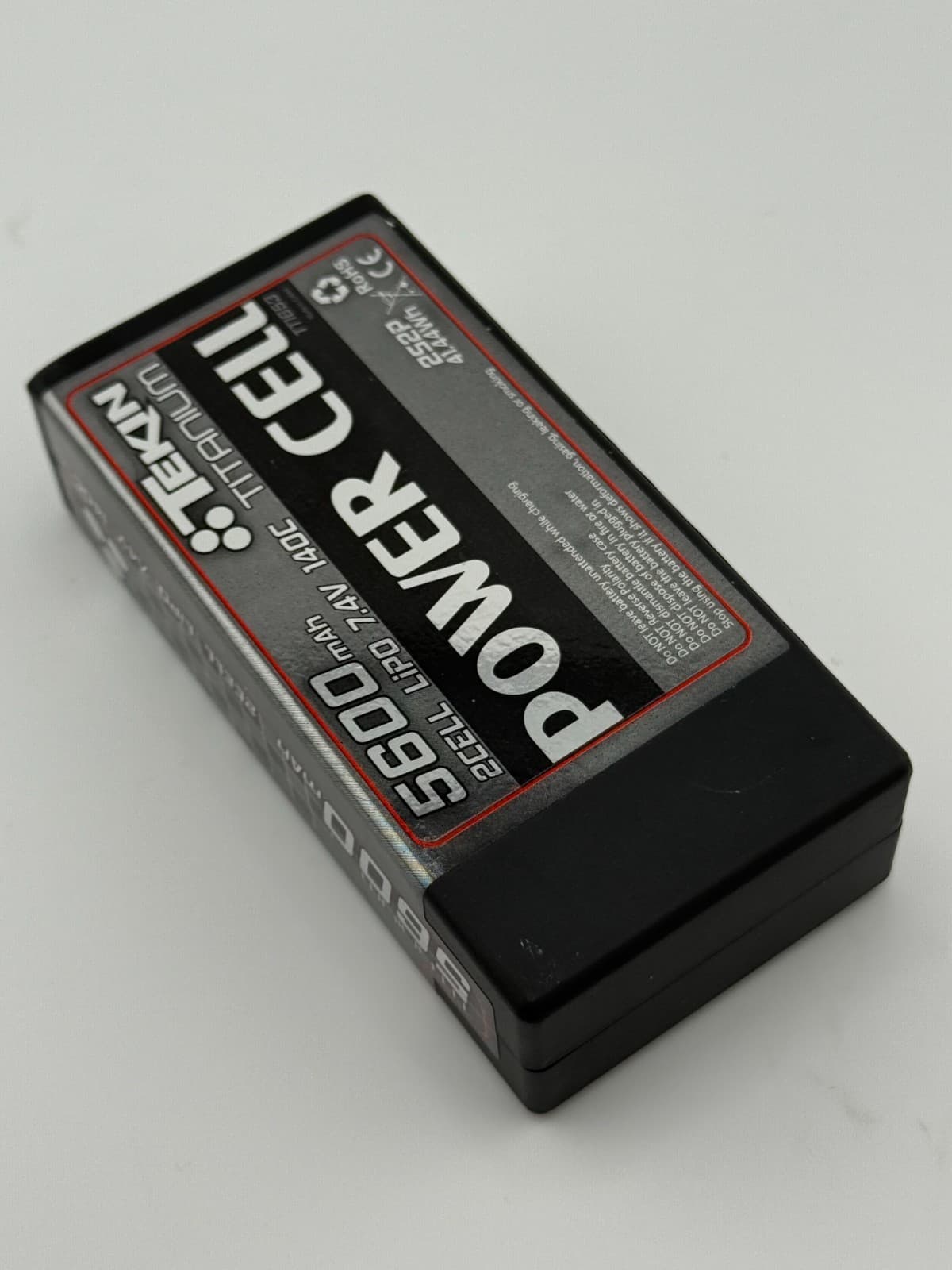 Tekin Titanium POWER CELL 5600mAh 2s 140C Shorty LCG LiPo Battery TT1653 - Thumbnail 3