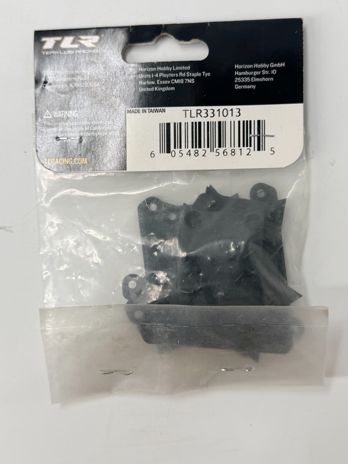 Team Losi Racing Skid Plate, Chassis (8): 22-4 - TLR331013 - Thumbnail 2