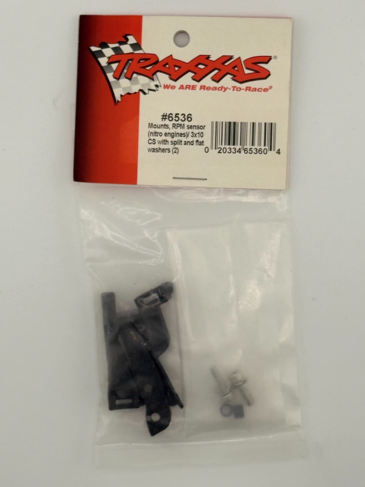 Traxxas 6536 Mounts RPM Sensor 3x10mm CS Nitro Slash (2) - Image 1