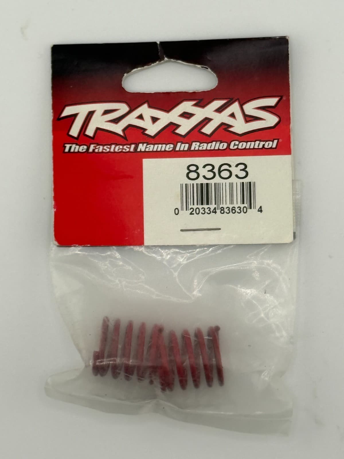 Traxxas 8363 Spring Shock Red 4.075 Rate Green Stripe (2) : 4-Tec 2.0 FORD GT - Image 1