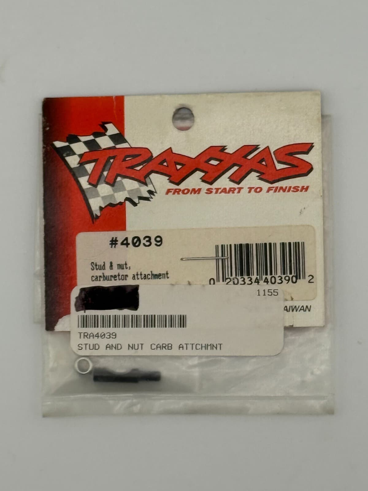 Traxxas 4039 Stud & Nut Carburetor For Pro .15 & TRX2 - Image 1
