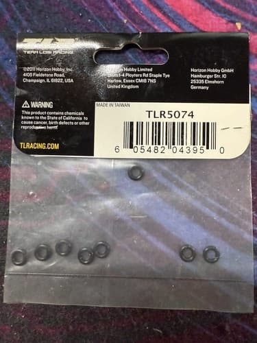 Team Losi TLR5074 22 -22T - 22SCT Low Friction Shock Shaft O-Rings (8) - Thumbnail 2