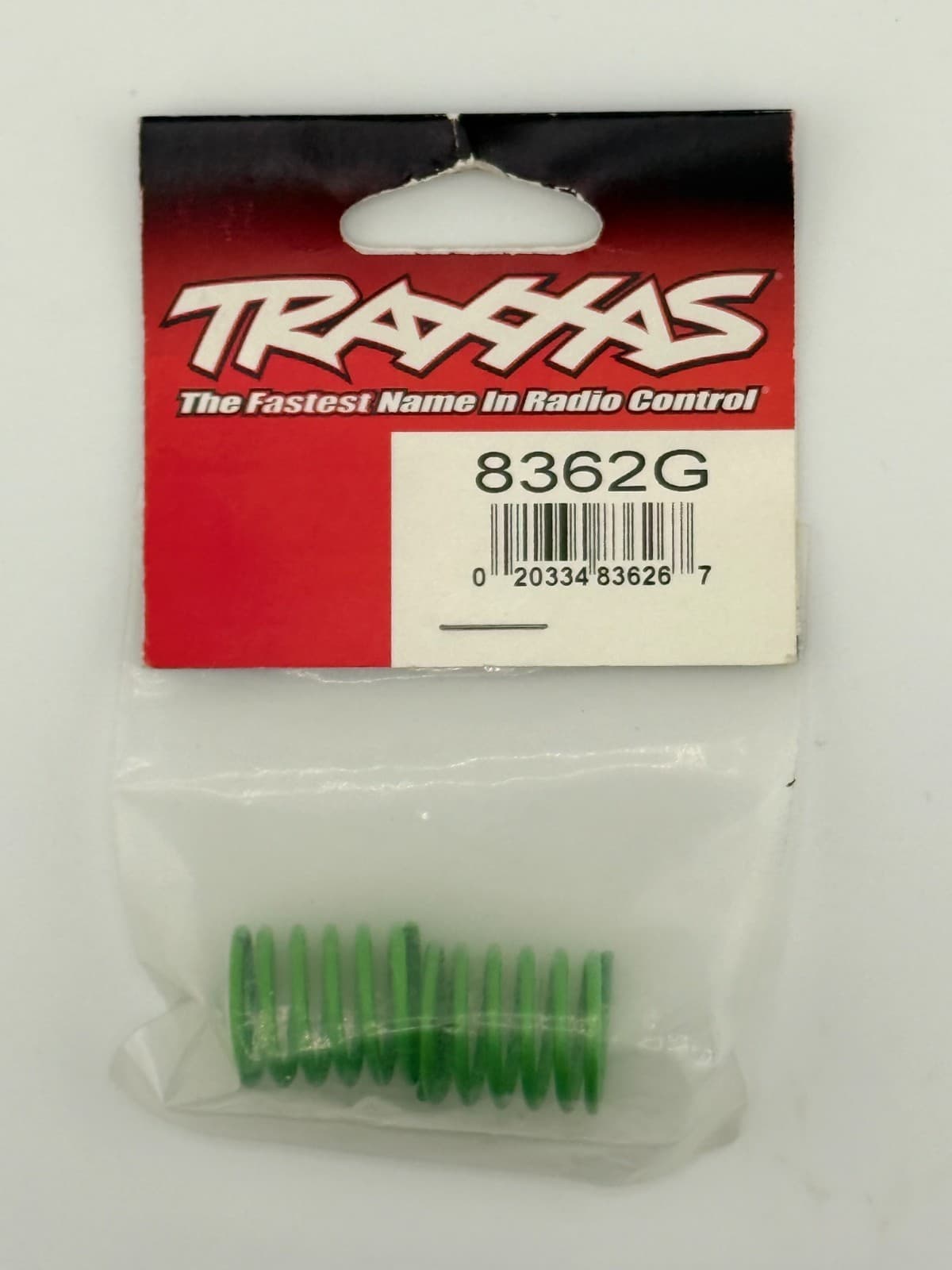 Traxxas 8362G (2 pk)Springs Green 3.7 rate (2): 4-Tec 2.0 VXL /Ford GT / Mustang - Image 1