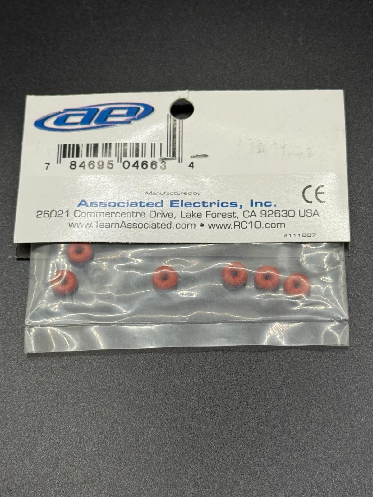 Team Associated 4663 Micro VCS O-Ring RC10L RC12L Pan Car - Thumbnail 2