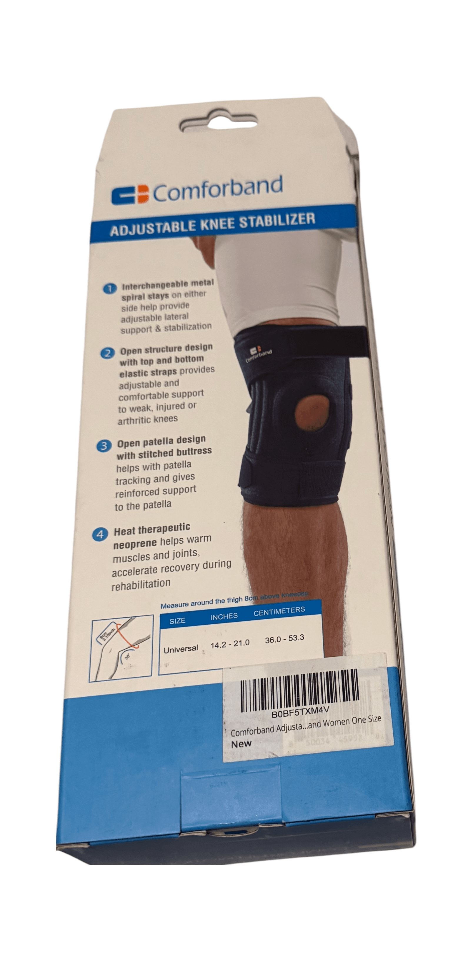 Comfortband Adjustable Knee Stabilizer One Size - Thumbnail 2