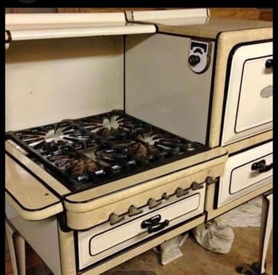 Antique Early 1934s White Star Heet Master 1420 Gas Stove Fully Functional - Thumbnail 4
