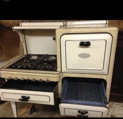 Antique Early 1934s White Star Heet Master 1420 Gas Stove Fully Functional - Thumbnail 5
