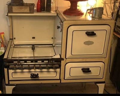 Antique Early 1934s White Star Heet Master 1420 Gas Stove Fully Functional - Thumbnail 2