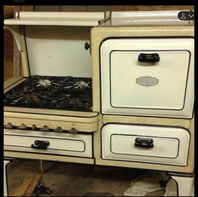 Antique Early 1934s White Star Heet Master 1420 Gas Stove Fully Functional - Thumbnail 3