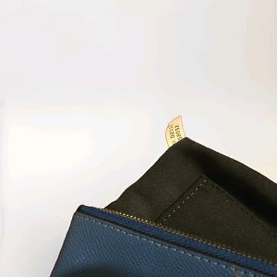 Coach Corner Zip Wristlet Blue Crossgrain Leather Wallet Clutch –Great Condition - Thumbnail 4