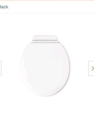 KOHLER 25882-0 Broadwood Round Quiet Close Toilet Seat in White New - Thumbnail 3