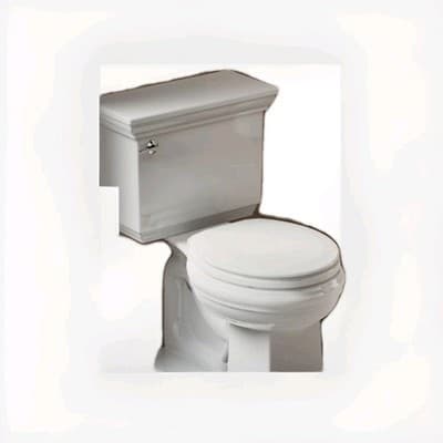 KOHLER 25882-0 Broadwood Round Quiet Close Toilet Seat in White New - Thumbnail 4