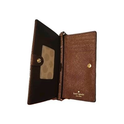 Kate Spade Burgundy Crossbody Wallet/Phone Carrier - Thumbnail 4