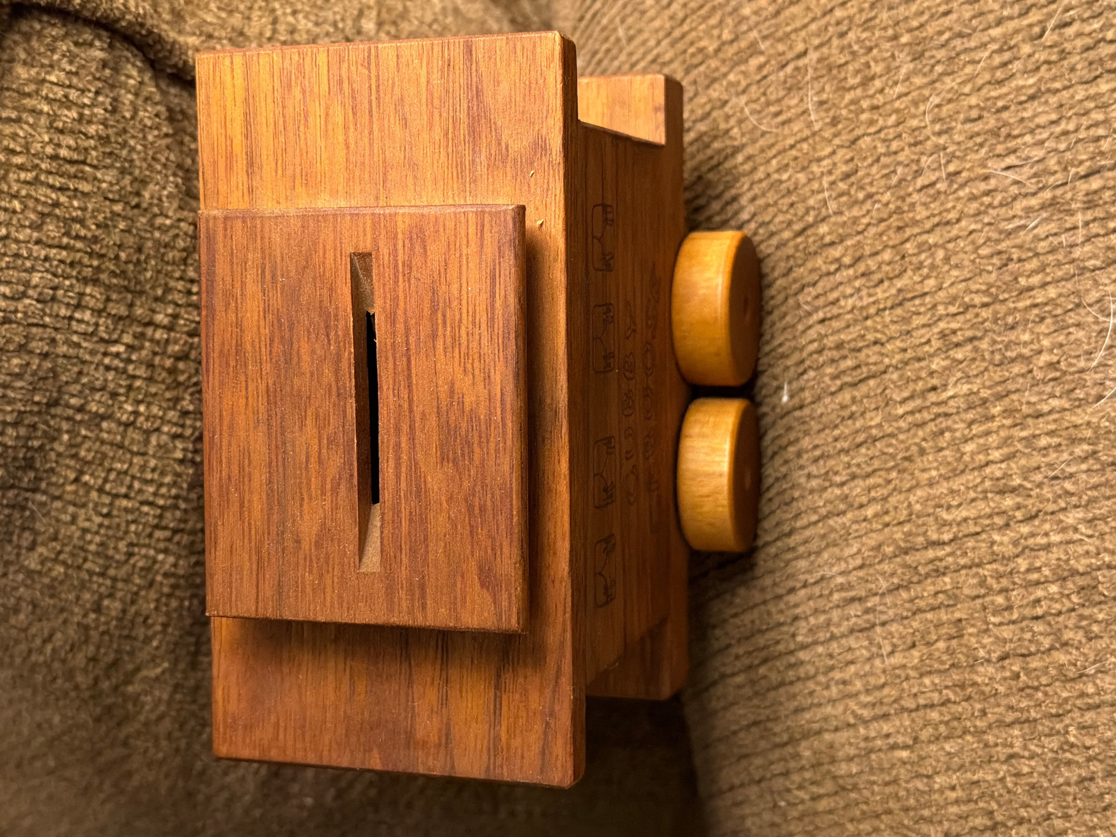 Toystalgia wooden train bank cubby caboose 1988 - Thumbnail 6