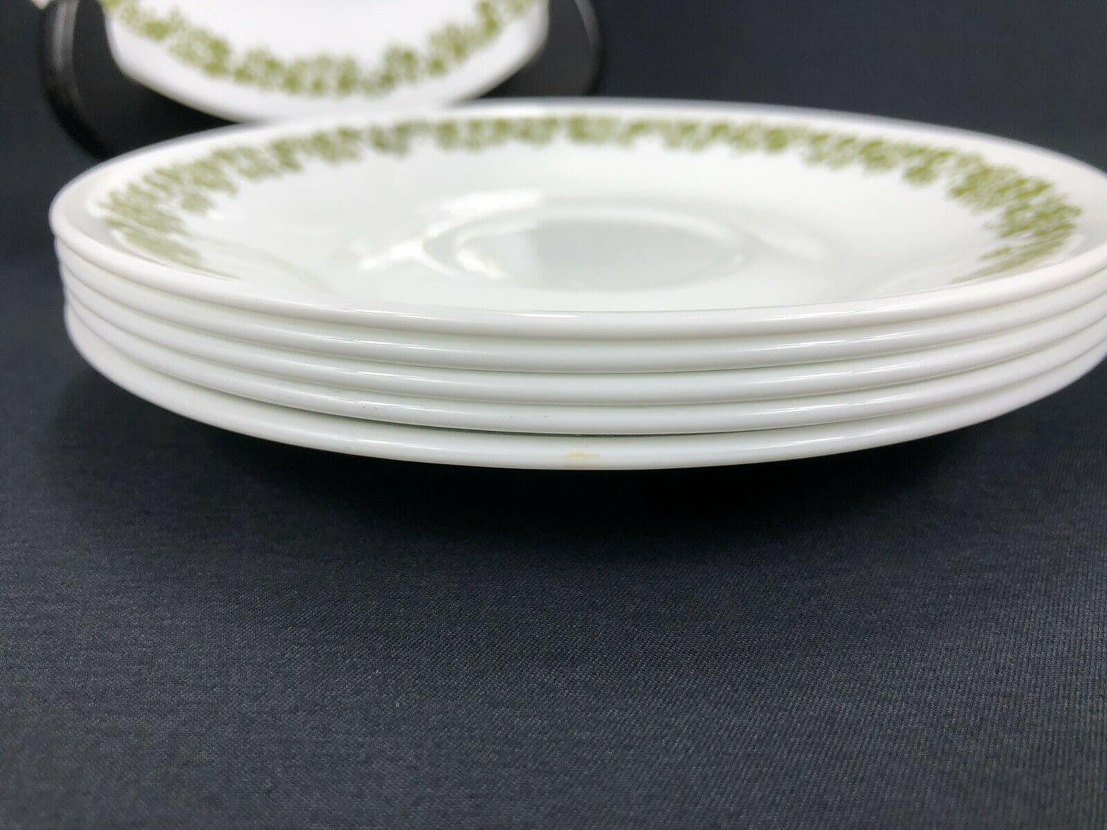 Corelle Spring Blossom Crazy Daisy Green Set of 6 Saucers - Thumbnail 5