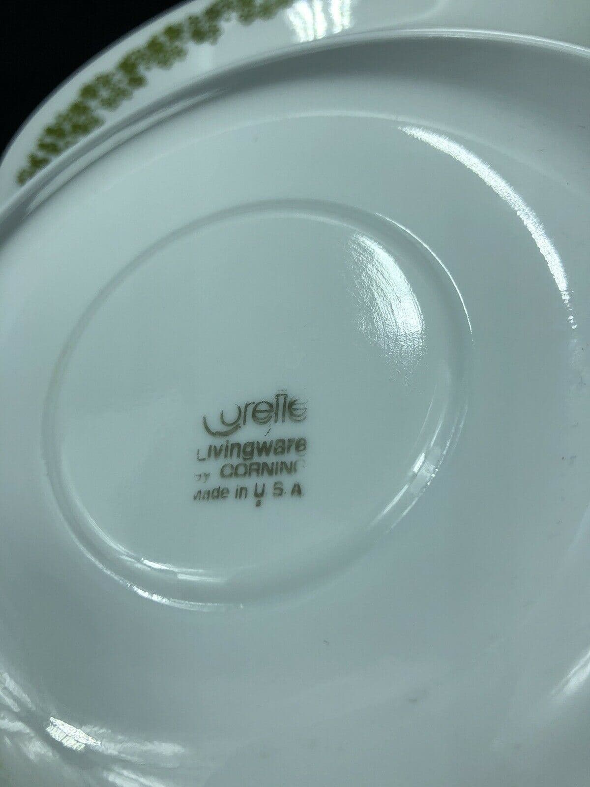 Corelle Spring Blossom Crazy Daisy Green Set of 6 Saucers - Thumbnail 7