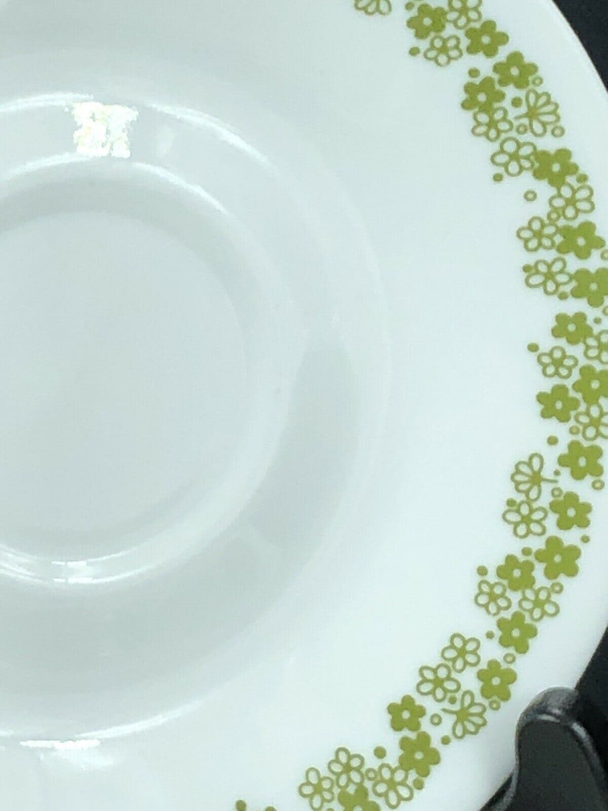 Corelle Spring Blossom Crazy Daisy Green Set of 6 Saucers - Thumbnail 3