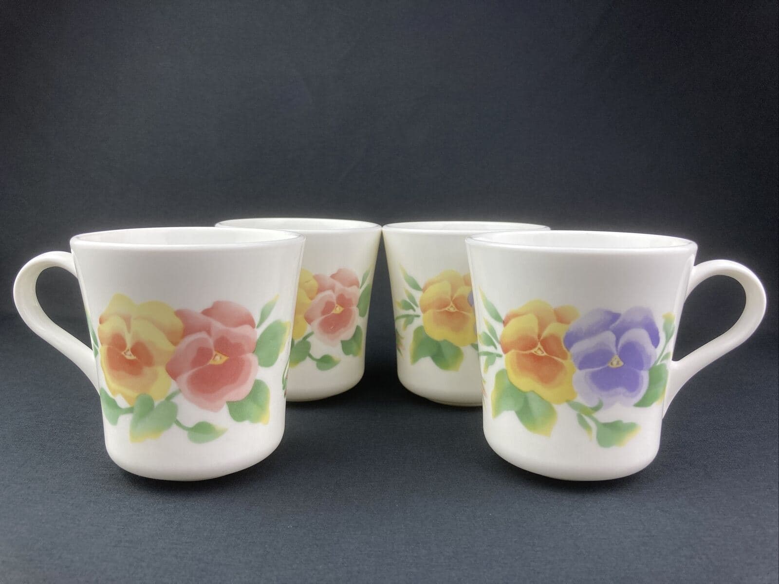 Corning Corelle Summer Blush 3 1/2" Mugs Set Of 4 - Image 1