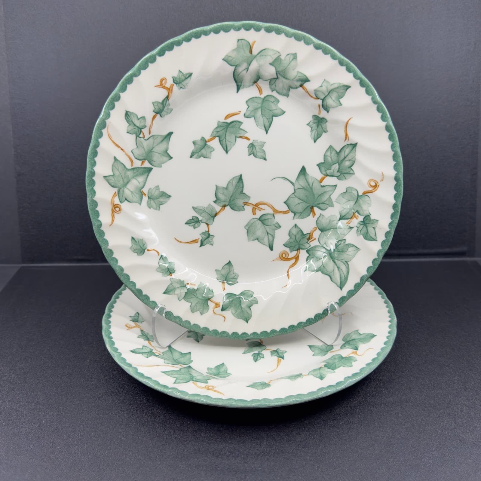 International Tableworks Country VIne 062 Set of 2 Salad Plates 8" - Image 1