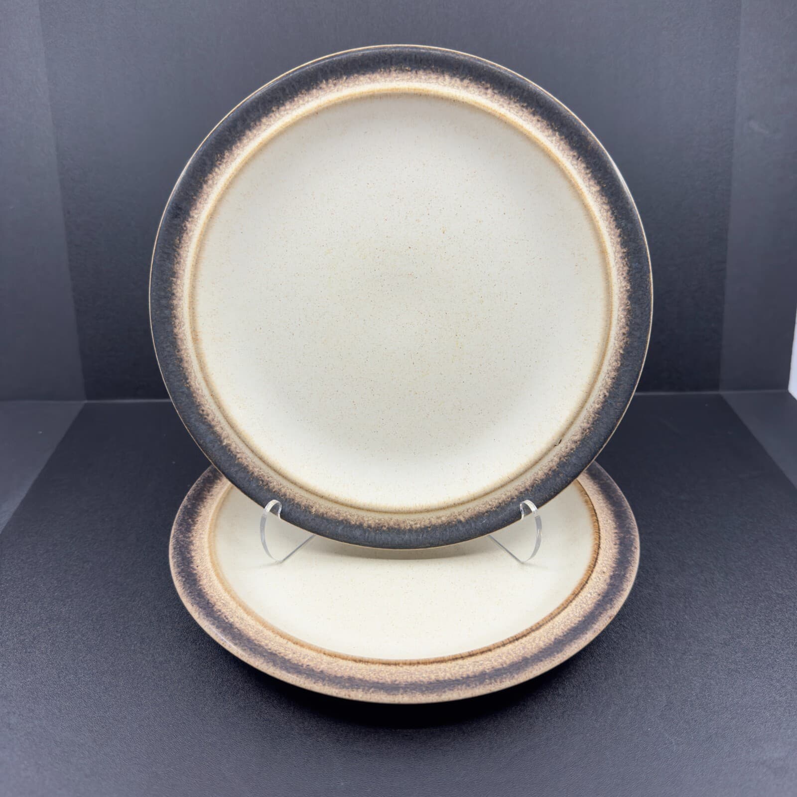 Denby Sahara Stoneware Salad Plates 8 1/8" Set of 2 - Image 1