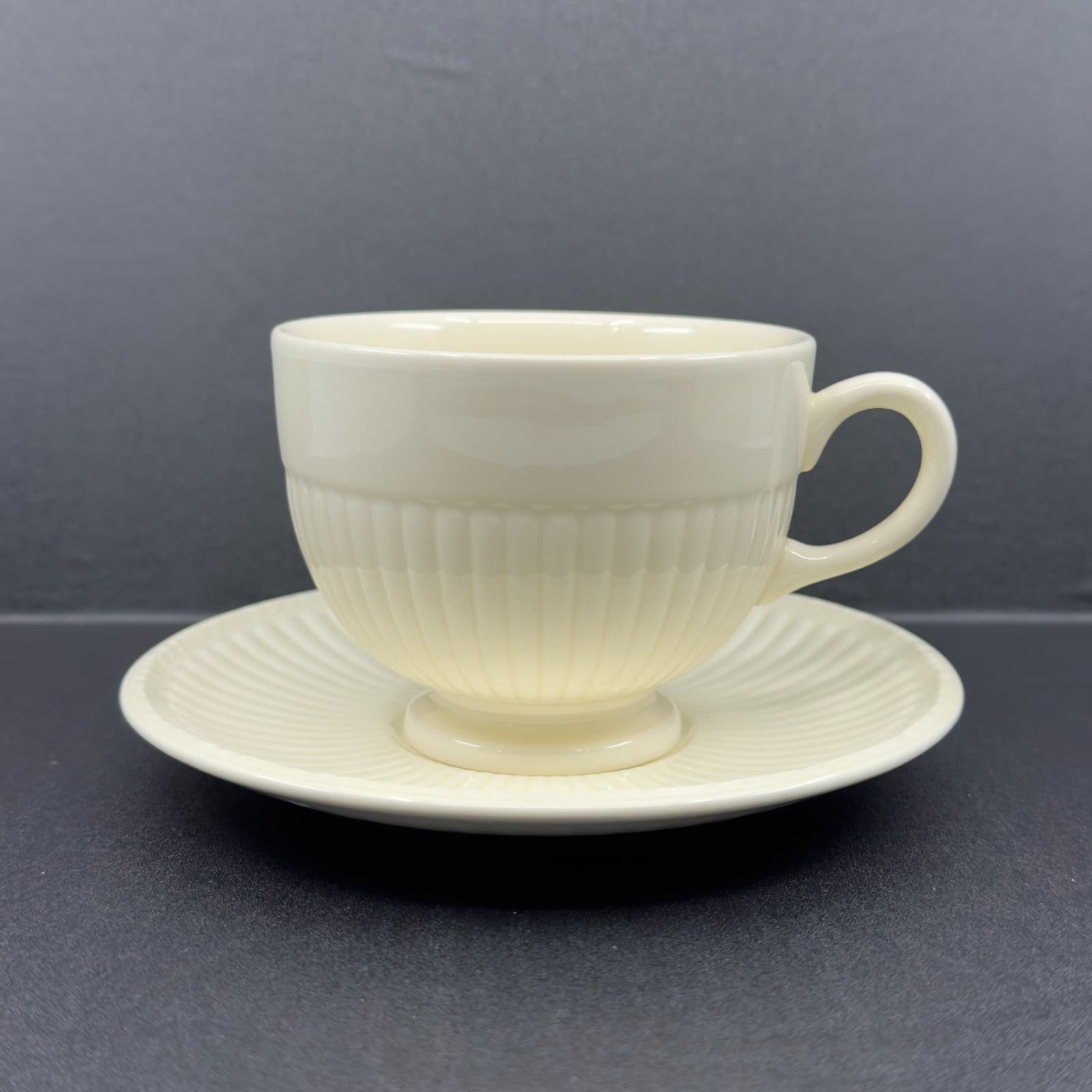 Wedgwood Etruria & Barlaston EDME Tea cup and Saucer PAT. 61298 (#2) - Image 1
