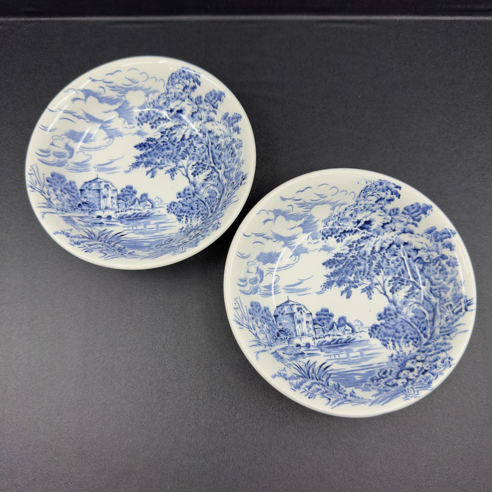Enoch Wedgwood 5" Set of 2 "Countryside"Berry Bowls Made in England - Image 1