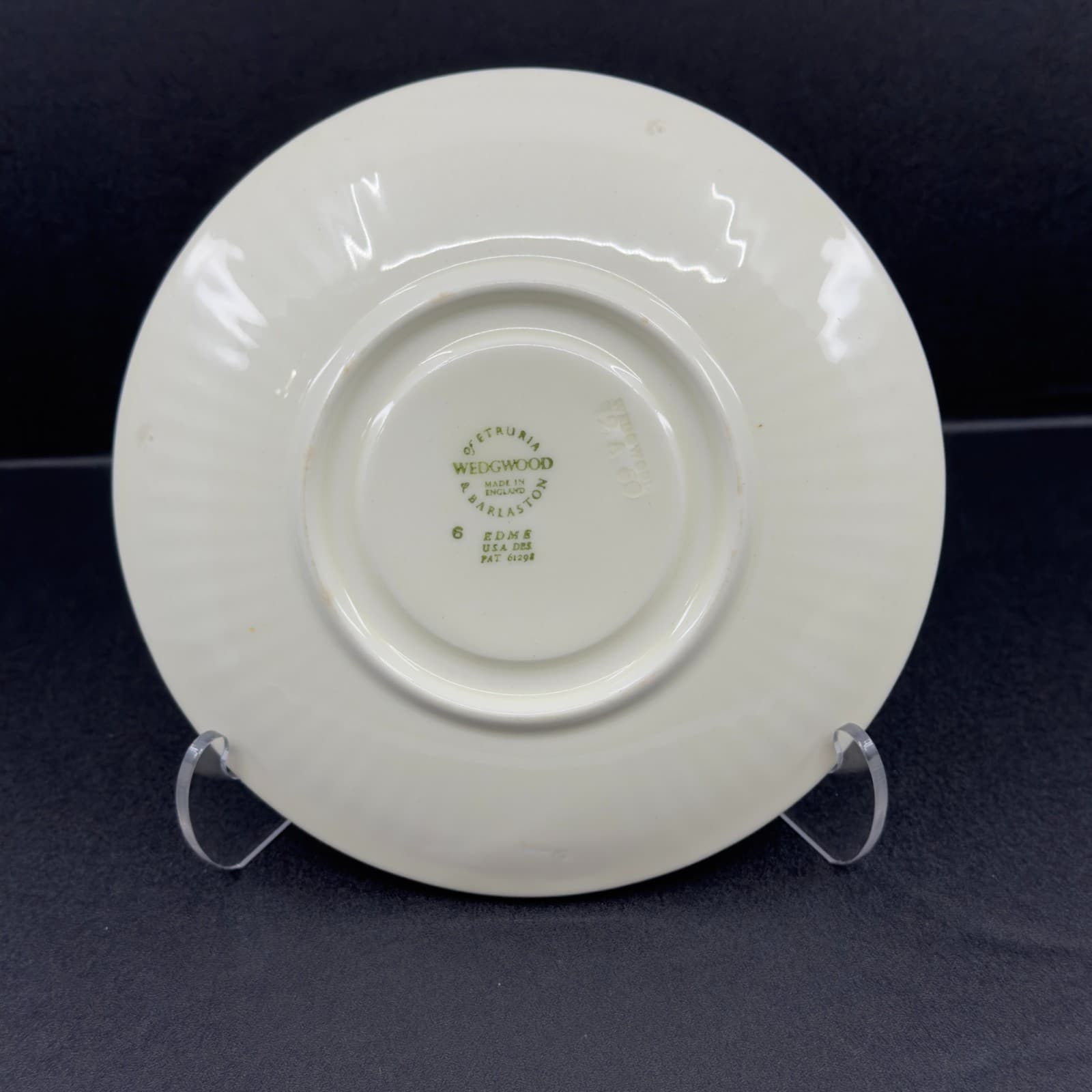 Wedgwood Etruria & Barlaston EDME Tea cup and Saucer PAT. 61298 (#2) - Thumbnail 3