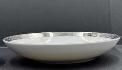 Fukagawa Arita #917 Silver Lichen 7 1/2” Soup Bowls Set Of 2 - Thumbnail 2
