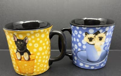 Keith Kimberlin Dog And Cat Mugs - Thumbnail 2