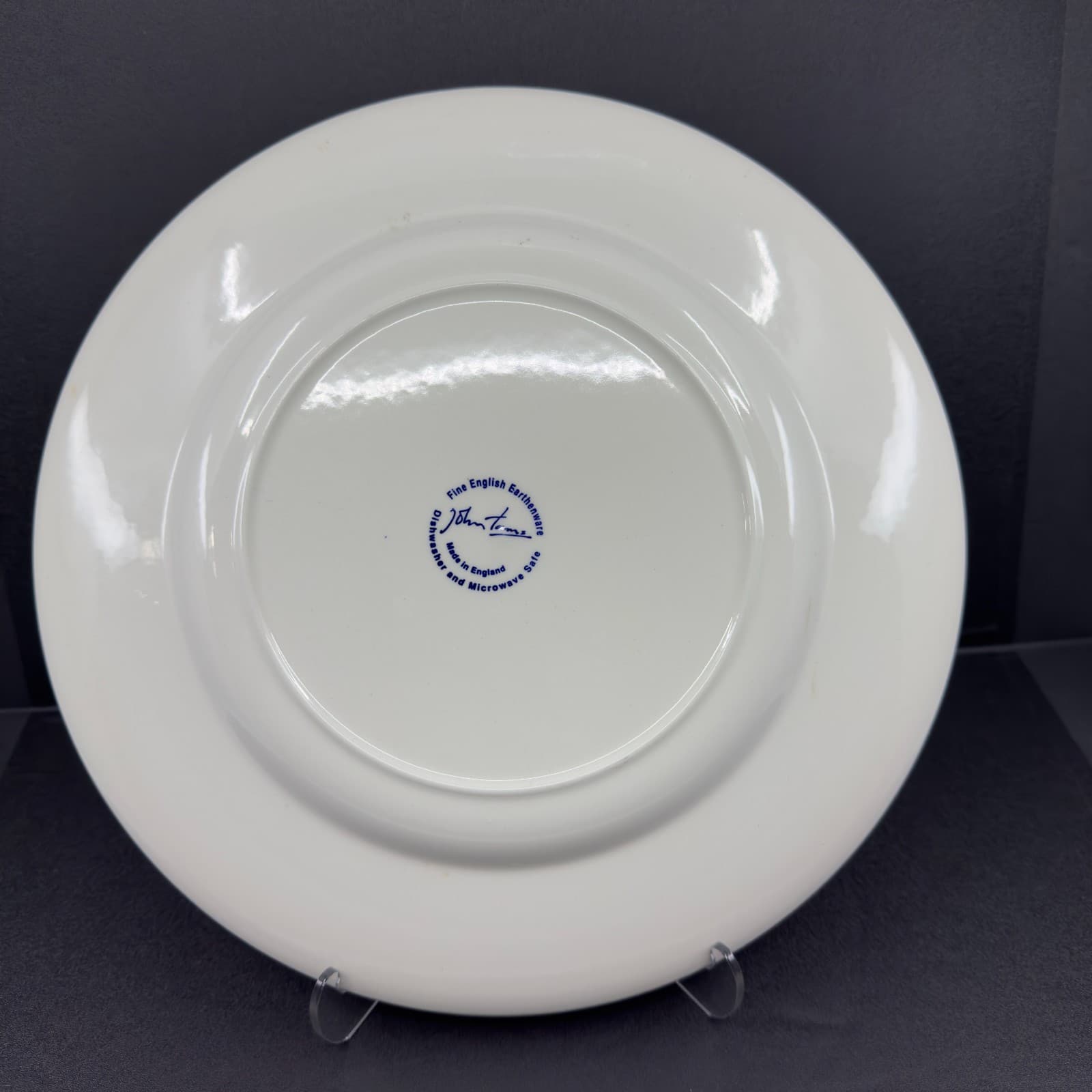 JOT8 by John Tams 10 3/4" Earthenware Dinner Plate Made in England - Thumbnail 2