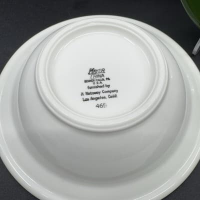 Meyer China Dish Set furnished by H Natoway Company #465 - Thumbnail 3