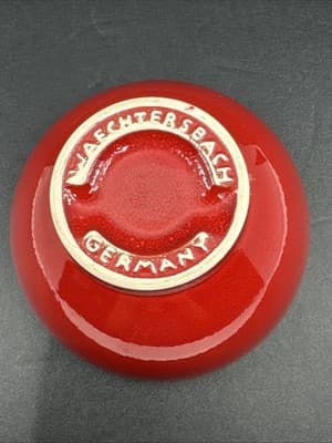 Waechtersbach Fun Factory Freestyle Red 5 3/4" Soup/ Cereal Bowl Germany - Thumbnail 2
