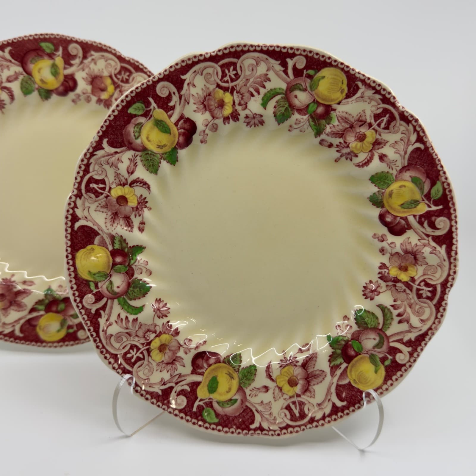 Royal Doulton Pomeroy 7 1/4" Plates set of 2 Made in England - Thumbnail 2