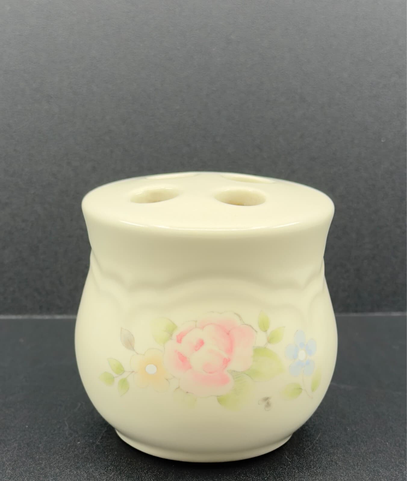 Pfaltzgraff Tea Rose Toothbrush Holder - Image 1