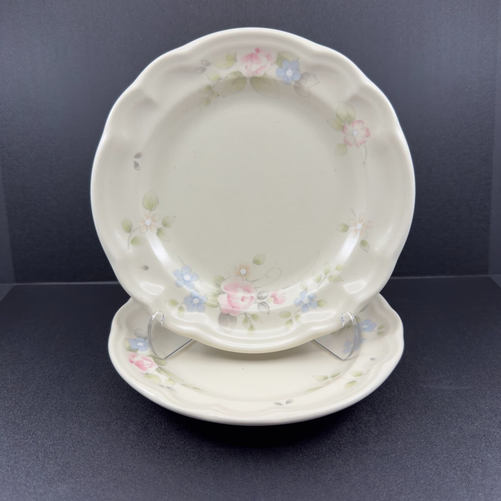Pfaltzgraff Tea Rose 7 1/4" Dessert Plates Set of 2 - Image 1