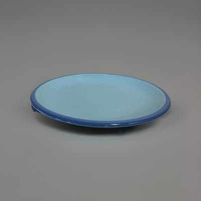 Rio Turquois Blue by Century China Stoneware Dinner Plates Set of 2 - Thumbnail 3