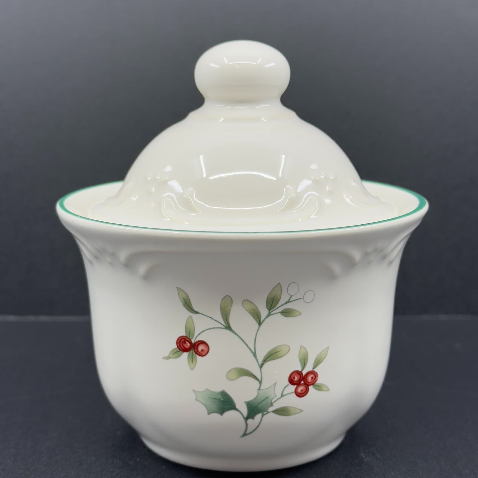Pfaltzgraff Winterberry Sugar Bowl and Lid - Image 1